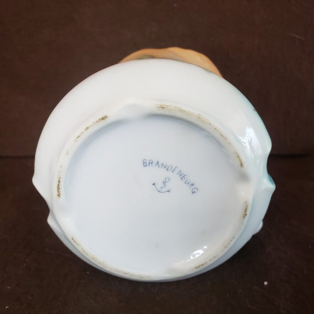 Vintage Antique Mustache Cup Brandenburg Roses Germany - Picture 12 of 15